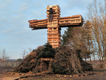 lenten bonfire